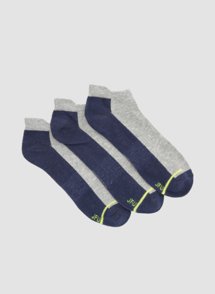 Pack x3 medias cortas con diseño deportivo Variante 40