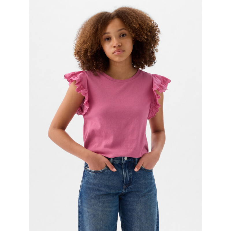 SS K2W EYELET TOP PINK RASPBERRY 279