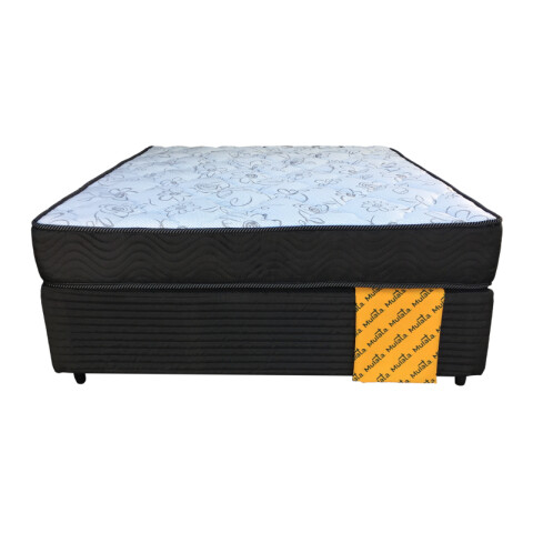 Sommier 2 Plazas Box y Colchón Mulata Firm Reversible 100% Espuma 138 x 188 x 20 cm - 130 Kg Sommier 2 Plazas Box y Colchón Mulata Firm Reversible 100% Espuma 138 x 188 x 20 cm - 130 Kg