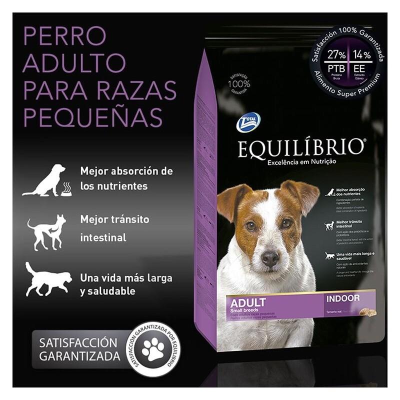 EQUILIBRIO PERROS ADULTOS RAZAS PEQUEÑAS 2KG