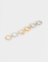 Sets Anillos Mix plating Set De Anillos Mixplating - Combinacion Bicolor