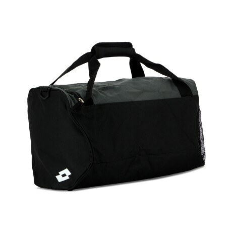 Bolso Deportivo Lotto Mediano Negro-Gris