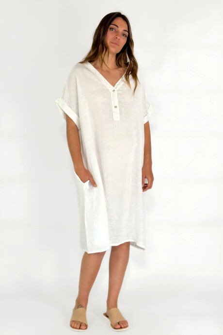 VESTIDO PIAVE Blanco
