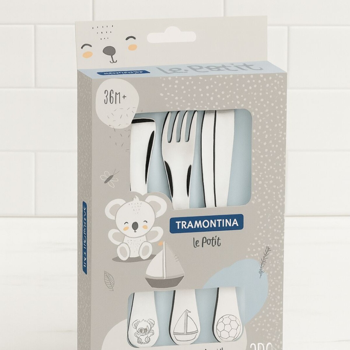 JUEGO DE CUBIERTOS PARA NIÑO TRAMONTINA LE PETIT 