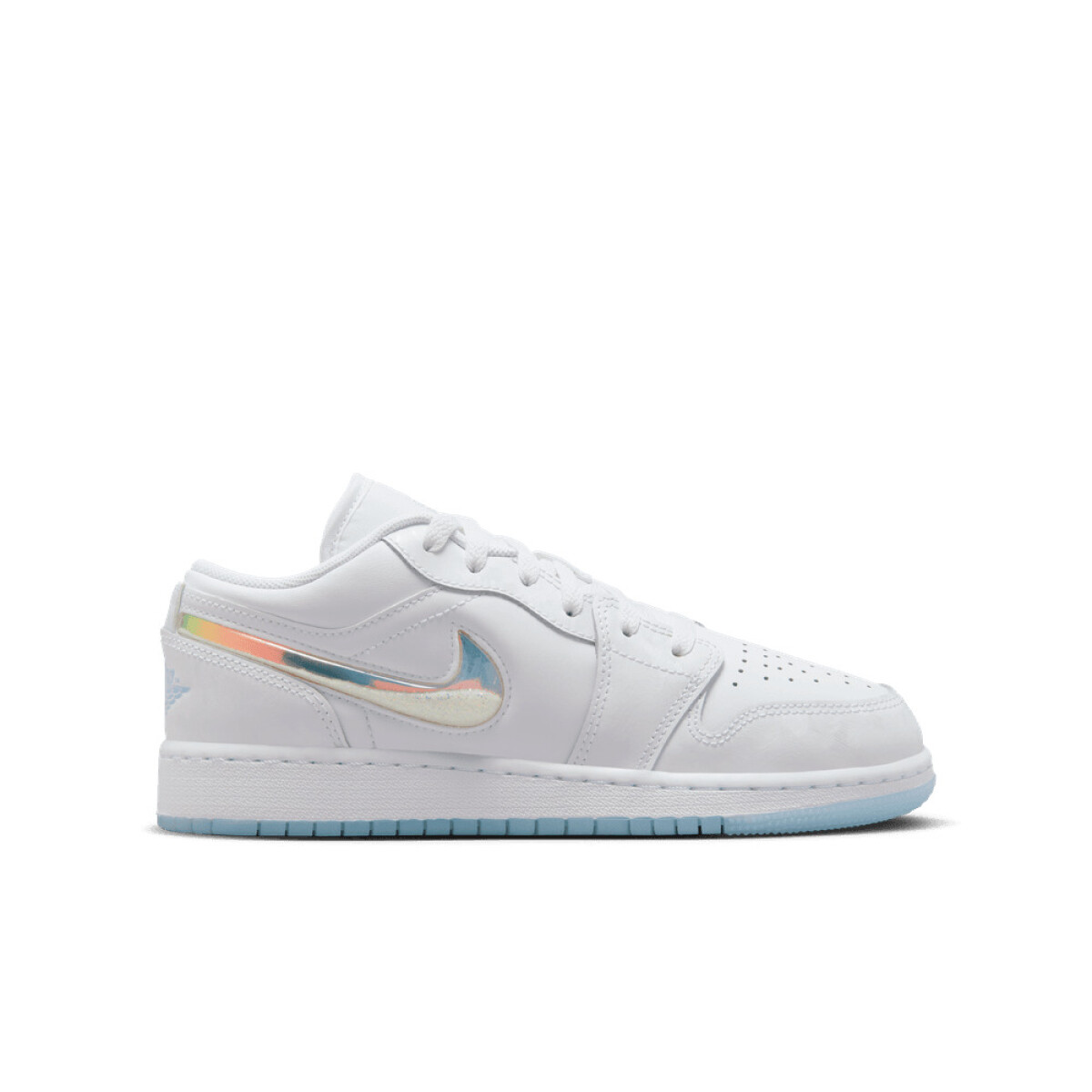 Zapatillas Air Jordan 1 Low Se Uni de Niño - Blanco 