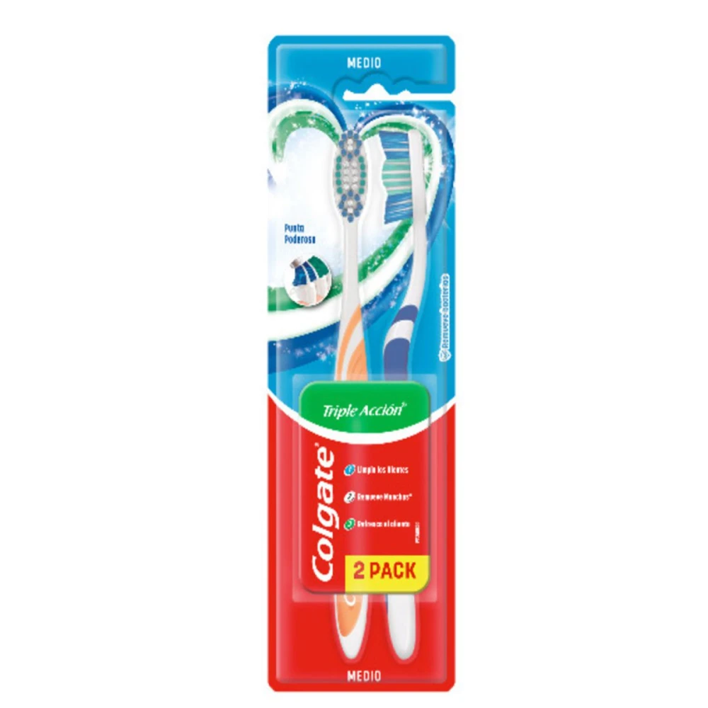 COLGATE CEPILLO TRIPLE ACCION 2X1 CJ