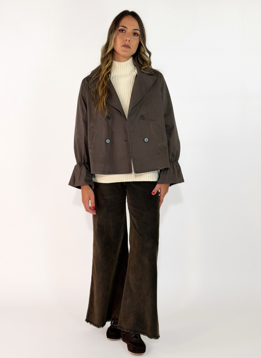 CHAQUETA SILVARA - MARRON 