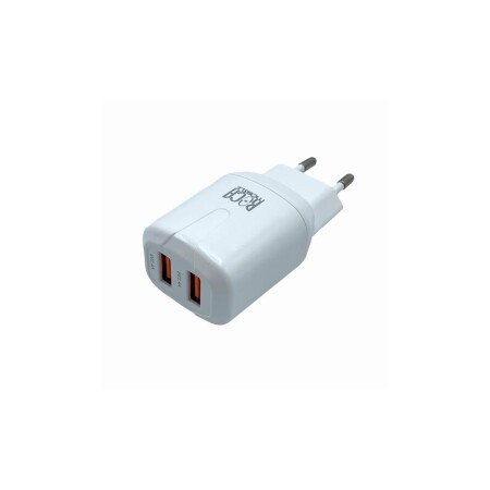 CARGADOR SMART ROCA 2 PUERTOS 2.4A Sin color