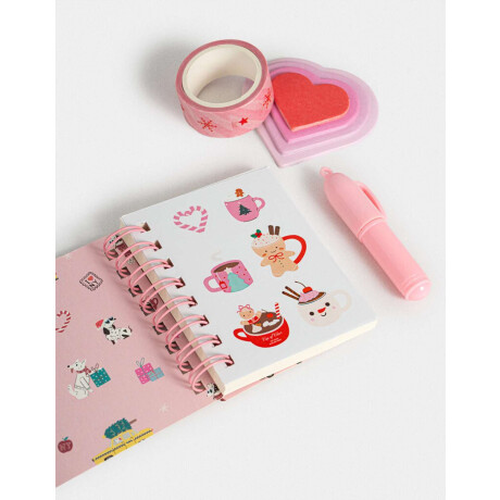 Mini Set De Librería Con Charm Combinacion Multicolor