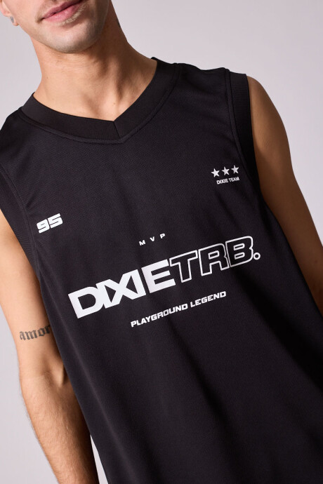 MUSCULOSA TONIX DIXIE Negro