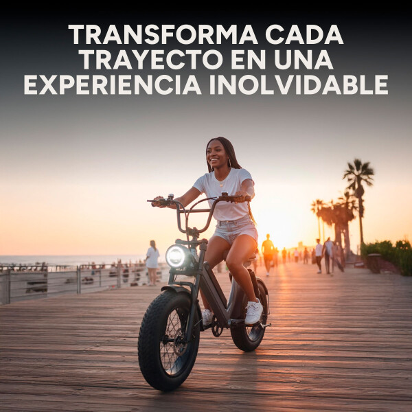 Bicicleta Electrica GoGreen Road Rueda Ancha 350w Bat 10Ah Color Negro