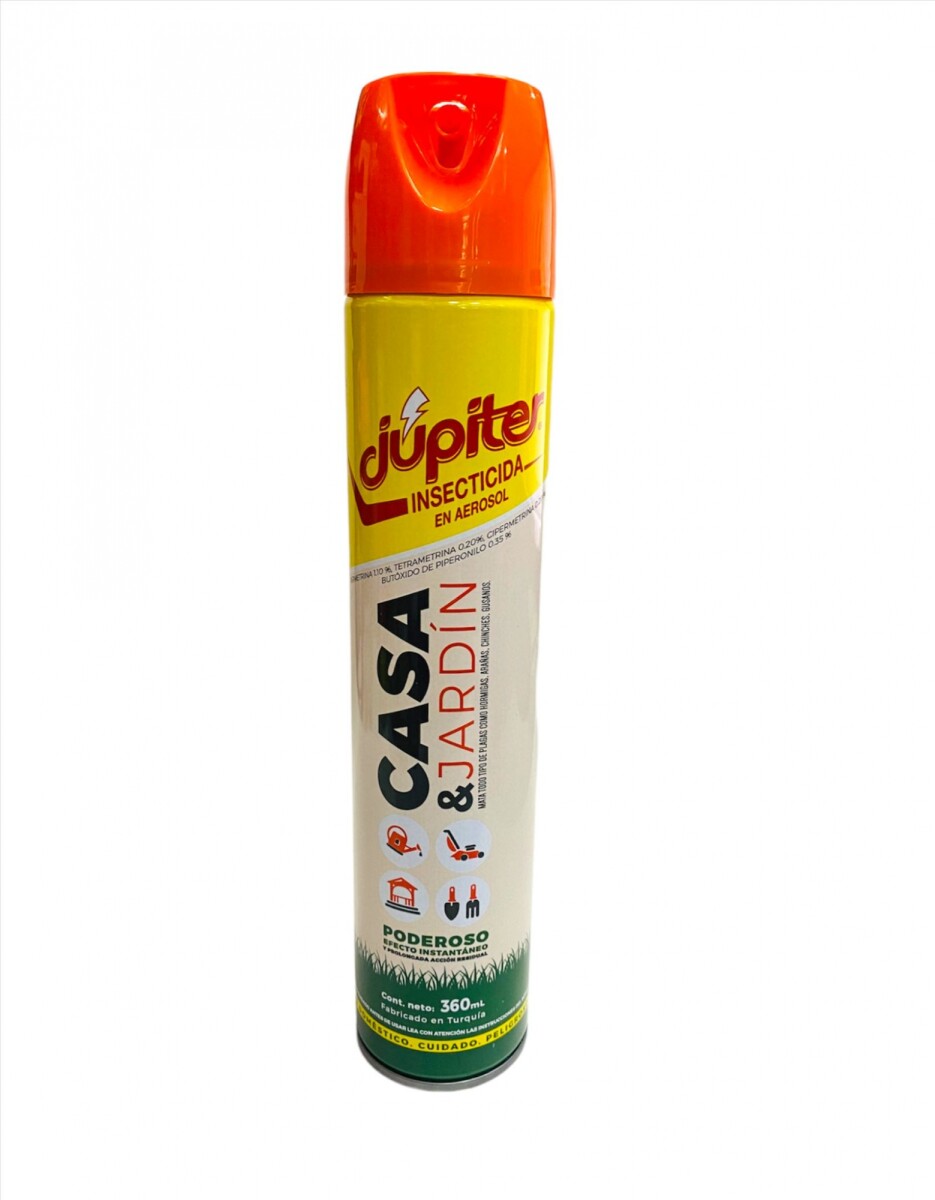 Insecticida Júpiter Casa y Jardín 360 ml 