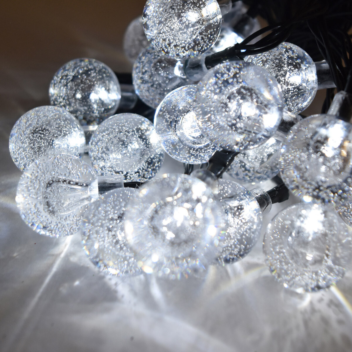 LUCES LED SOLAR X20 BLANCA - AMARILLA - MULTICOLOR PARA JARDIN FORMA BOMBITA 24841 