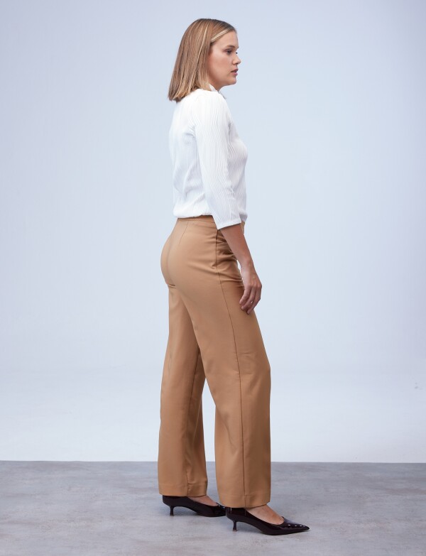 Pantalon Wide Leg TOSTADO