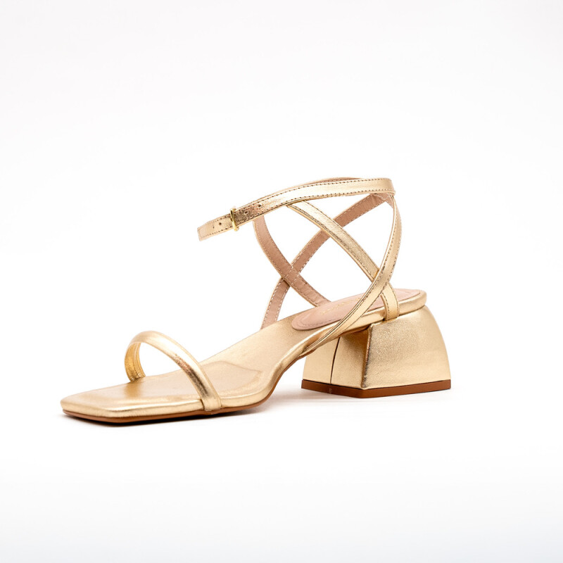 Sandalia CUERO CRISTAL OURO LIGHT CRISTAL