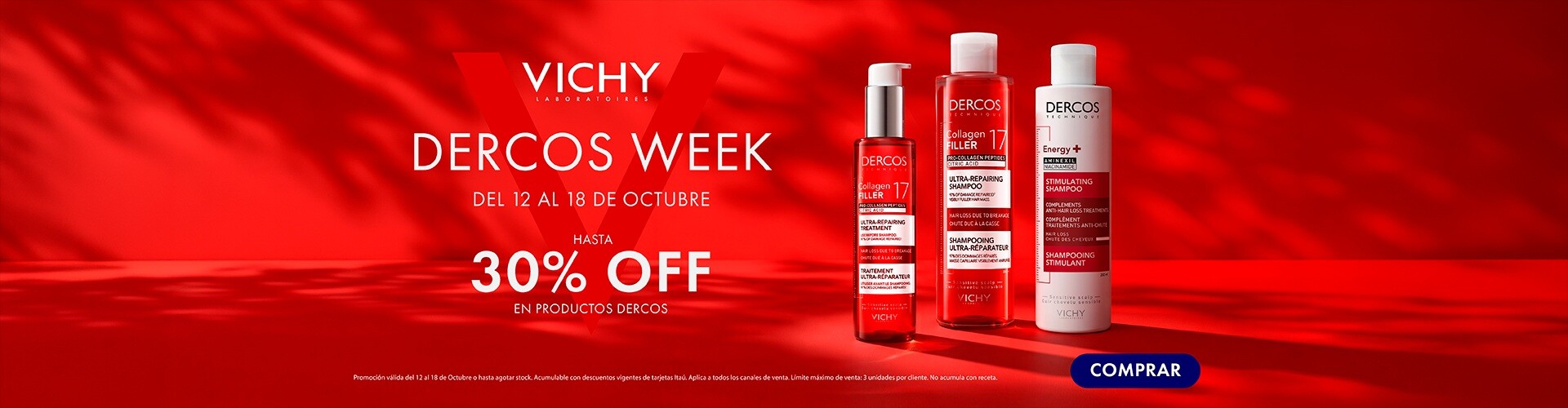 Dercos Week hasta 30% off