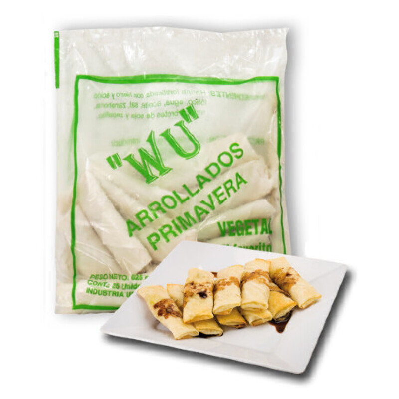 ARROLLADITOS PRIMAVERA DE VEGETALES WU 25 UNIDADES ARROLLADITOS PRIMAVERA DE VEGETALES WU 25 UNIDADES