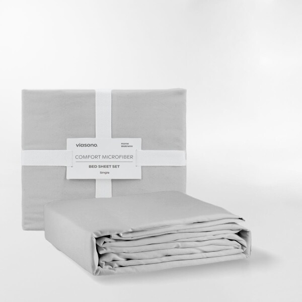 FUNDA DE DUVET MICROFIBER GRIS CLARO - QUEEN