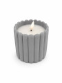 VELA LED DECORATIVA GRIS