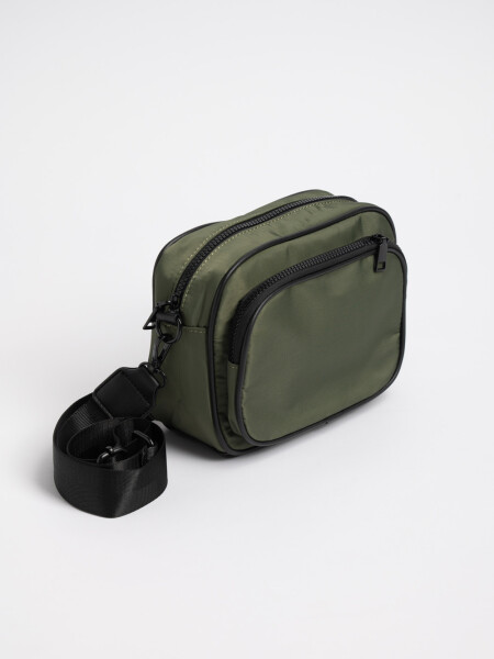 Bandolera beige Verde