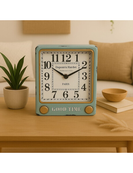 RELOJ DE MESA, VINTAGE 16X19X8 CM RELOJ DE MESA, VINTAGE 16X19X8 CM