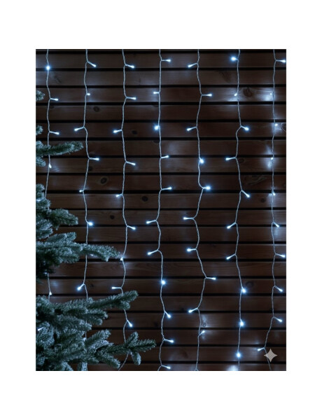 GUIA LUCES CORTINA 200 LED FIJAS FRIA 2.MT X1MT DE CAIDA. C/T. GUIA LUCES CORTINA 200 LED FIJAS FRIA 2.MT X1MT DE CAIDA. C/T.