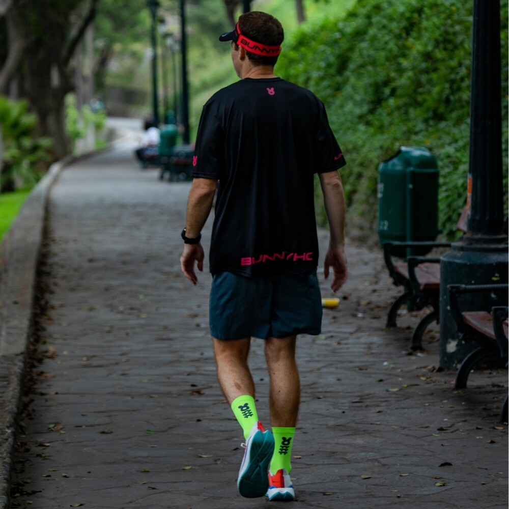 Medias Running Bh N&R Unisex Amarillo
