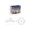 CACEROLA 24CM C/TAPA VIDRIO C/REVESTIMIENTO EN CERÁMICA ROMAGNA 28742/324 CACEROLA 24CM C/TAPA VIDRIO C/REVESTIMIENTO EN CERÁMICA ROMAGNA 28742/324