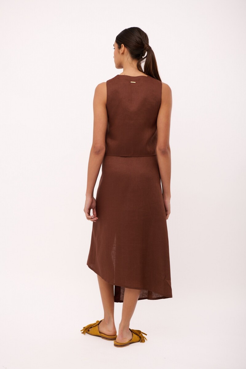 FALDA RAIZ Chocolate