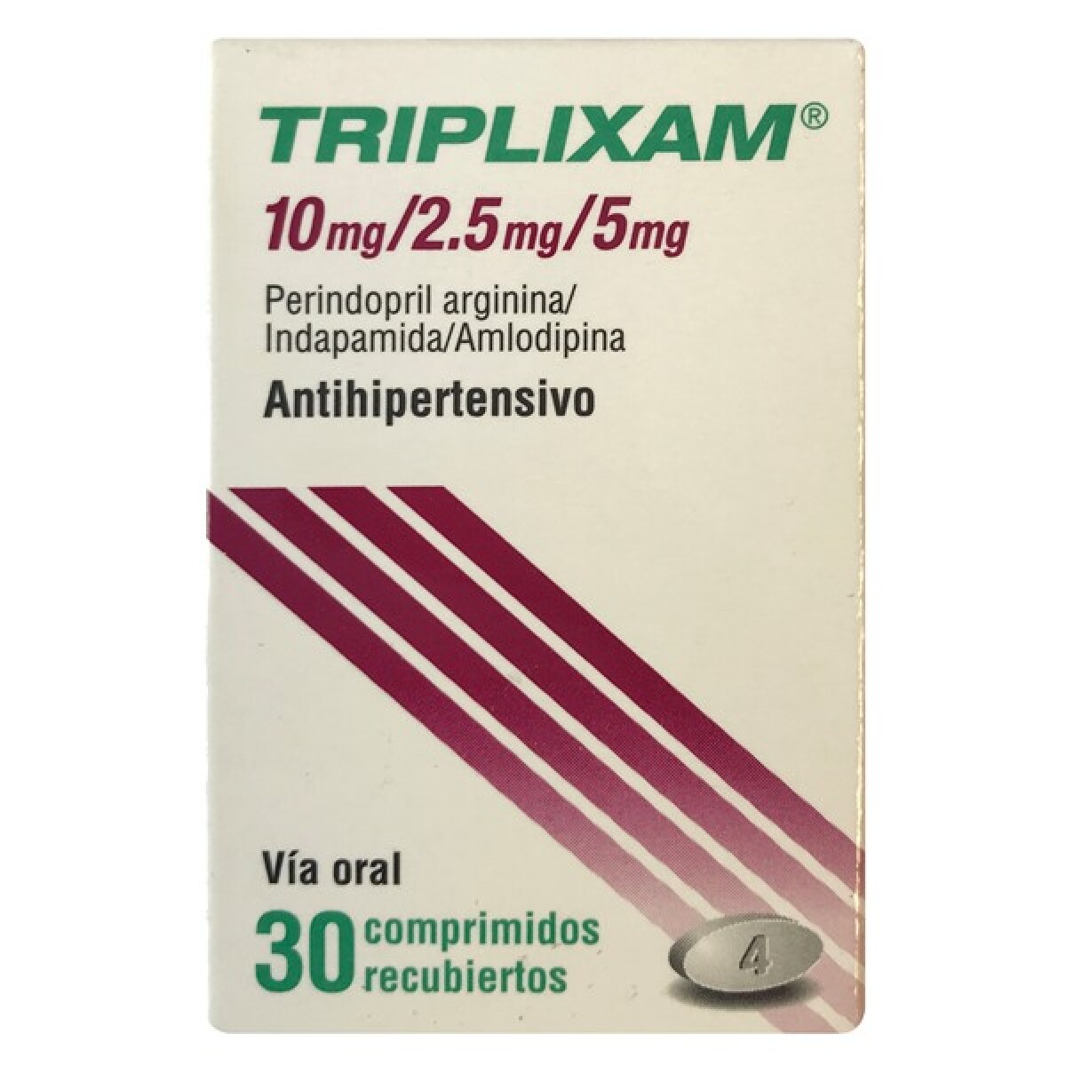 Triplixam 10 Mg./2.5 Mg./5 Mg. 30 Tabletas 