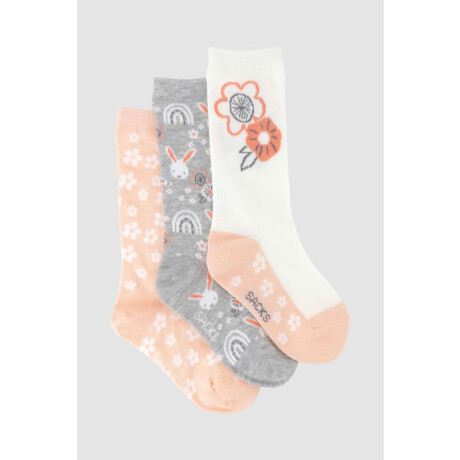 Pack x3 3/4 inf diseños algodón infantil Variante 26