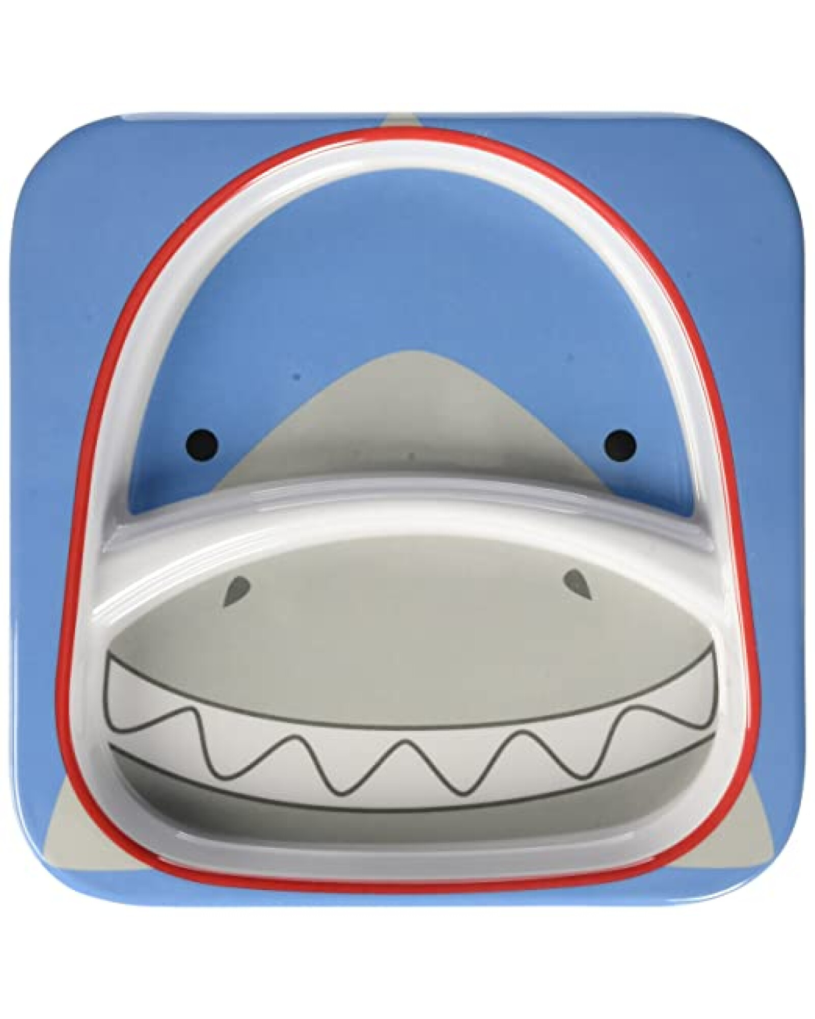 Plato con división diseño tiburón 0
