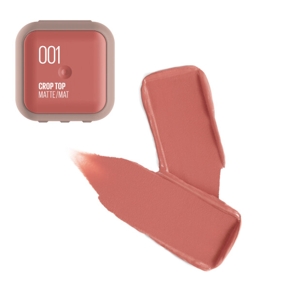 Labial Serum Lipstick Mate 001 Crop Top - Maybelline Labial Serum Lipstick Mate 001 Crop Top - Maybelline