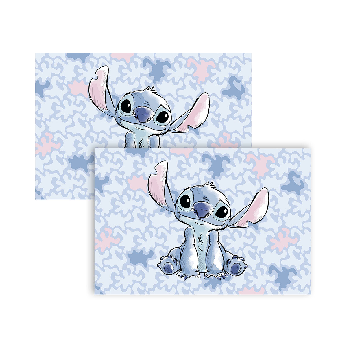 Pack x 2 Repasadores Tecilar Stitch 45 x 65 cm 