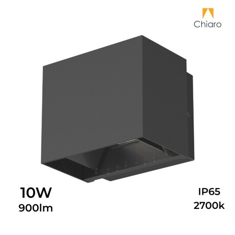 Spot aplique CUBO UNIDIRECCIONAL LED ángulo regulable IP65 Spot aplique CUBO UNIDIRECCIONAL LED ángulo regulable IP65