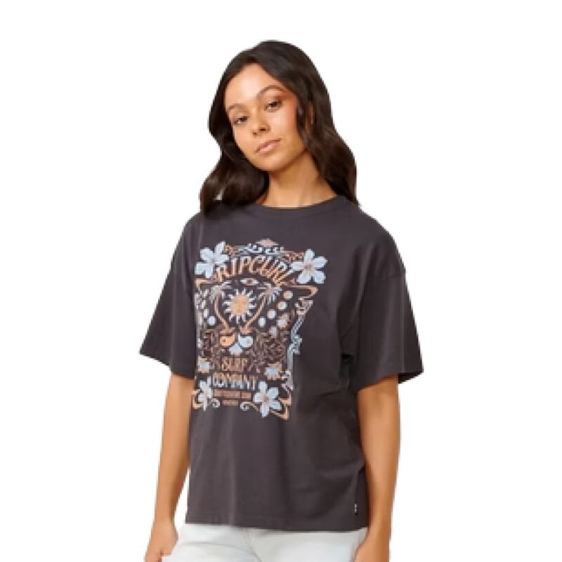 Remera Rip Curl Utopian Dreams Heritage Tee - Negro Remera Rip Curl Utopian Dreams Heritage Tee - Negro