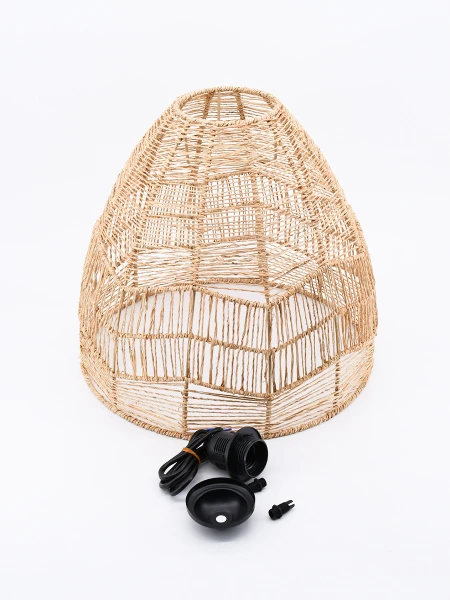 LAMPARA COLGANTE JUTE BEIGE
