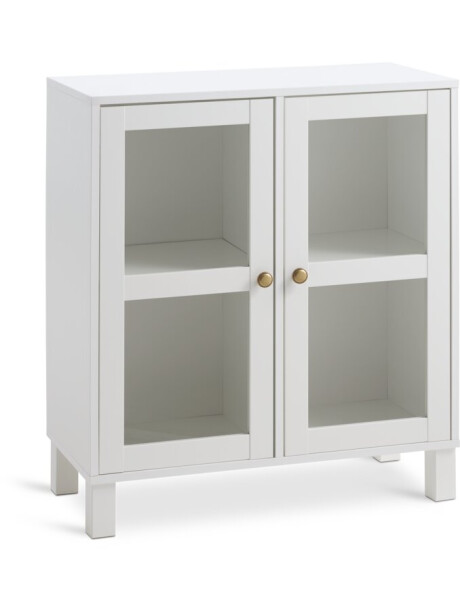 Vitrina SKALS puertas de vidrio blanco Vitrina SKALS puertas de vidrio blanco