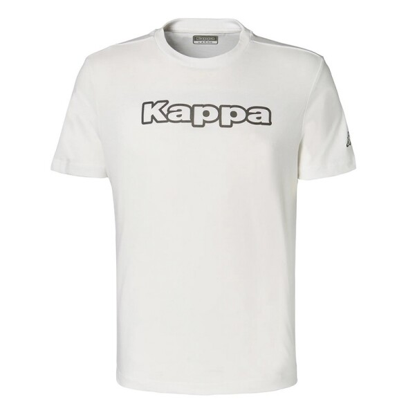 Remera Kappa Logo Fromen Slim Blanco