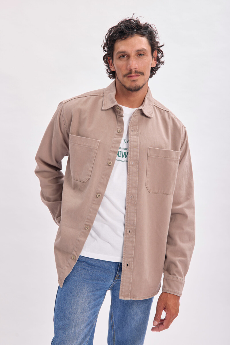 Sobrecamisa jean - Gris 