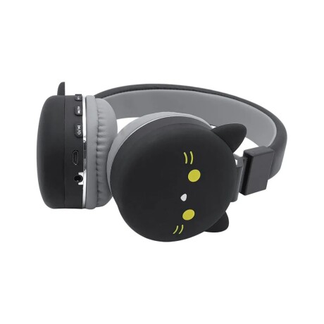 AURICULARES BLUETOOTH INALÁMBRICOS INFANTILES CON DISEÑO GATO NEGRO AURICULARES BLUETOOTH INALÁMBRICOS INFANTILES CON DISEÑO GATO NEGRO