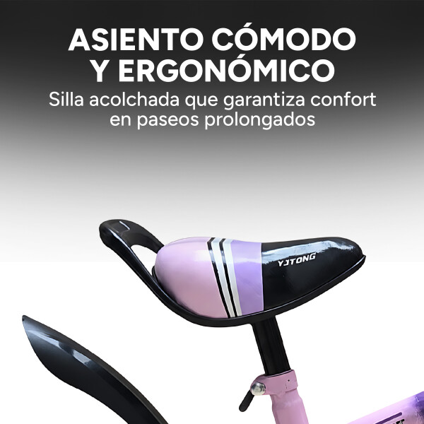 Bicicleta Infantil Yjtong Rod 12 Canasto Parrilla Rueditas Rosa 1