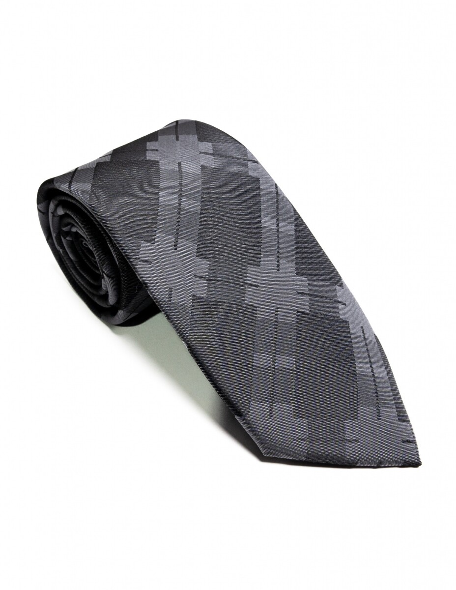 Corbata 8 cm - GRIS OSCURO 