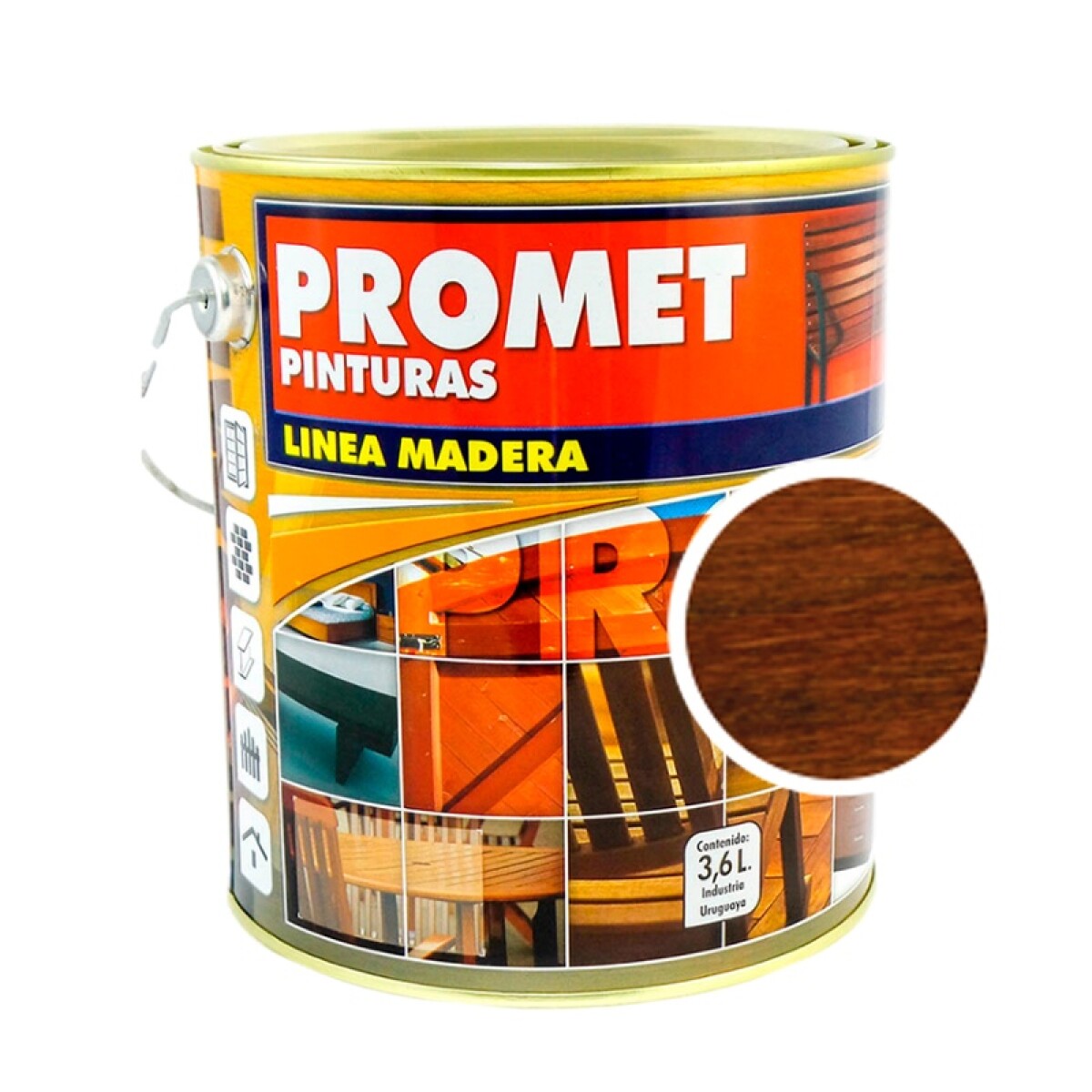 Barniz Brillante Nogal 3.6 Lt. 