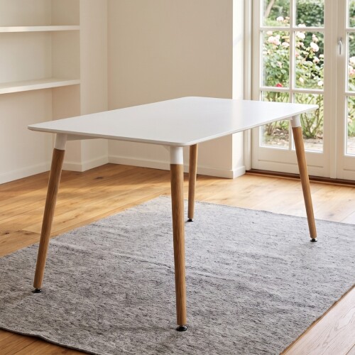 Mesa de Comedor 120x80 - Eames Blanco