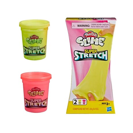 Play Doh Slime Super Stretch Hasbro Pack X2 001