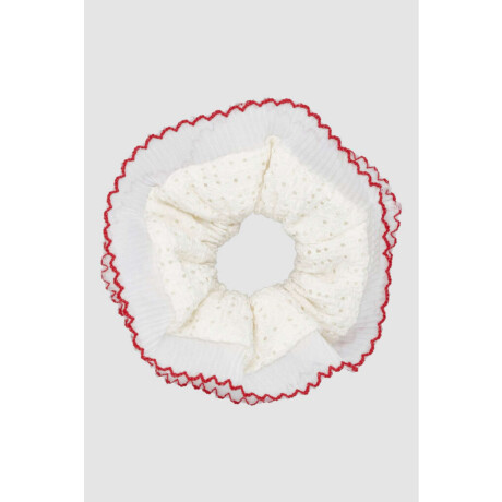 Gomita scrunchie Blanco