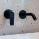 LAVATORIO EMBUTIDO DE PARED COLOR NEGRO MATE 000