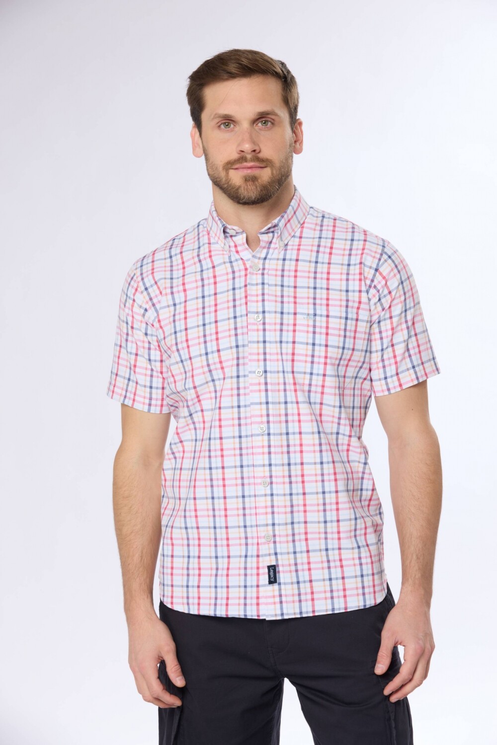 CAMISA SPORT A CUADROS Rojo