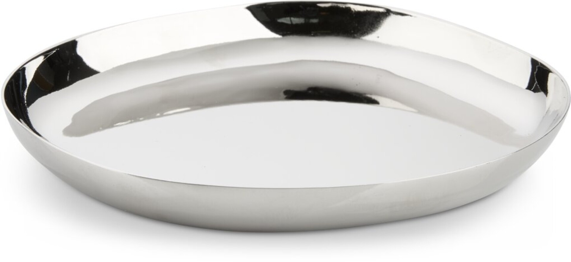 Bandeja decorativa THYGE Ø13cm cromo 